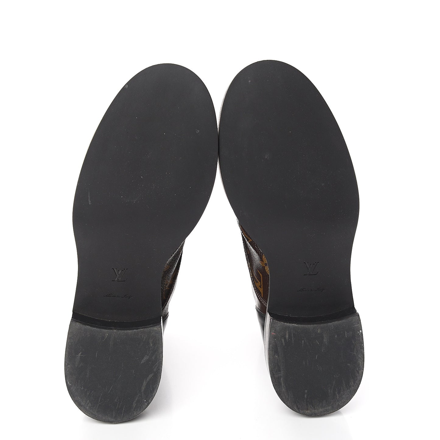 Calfskin Monogram Wonderland Flat Ranger Boots 41 Black