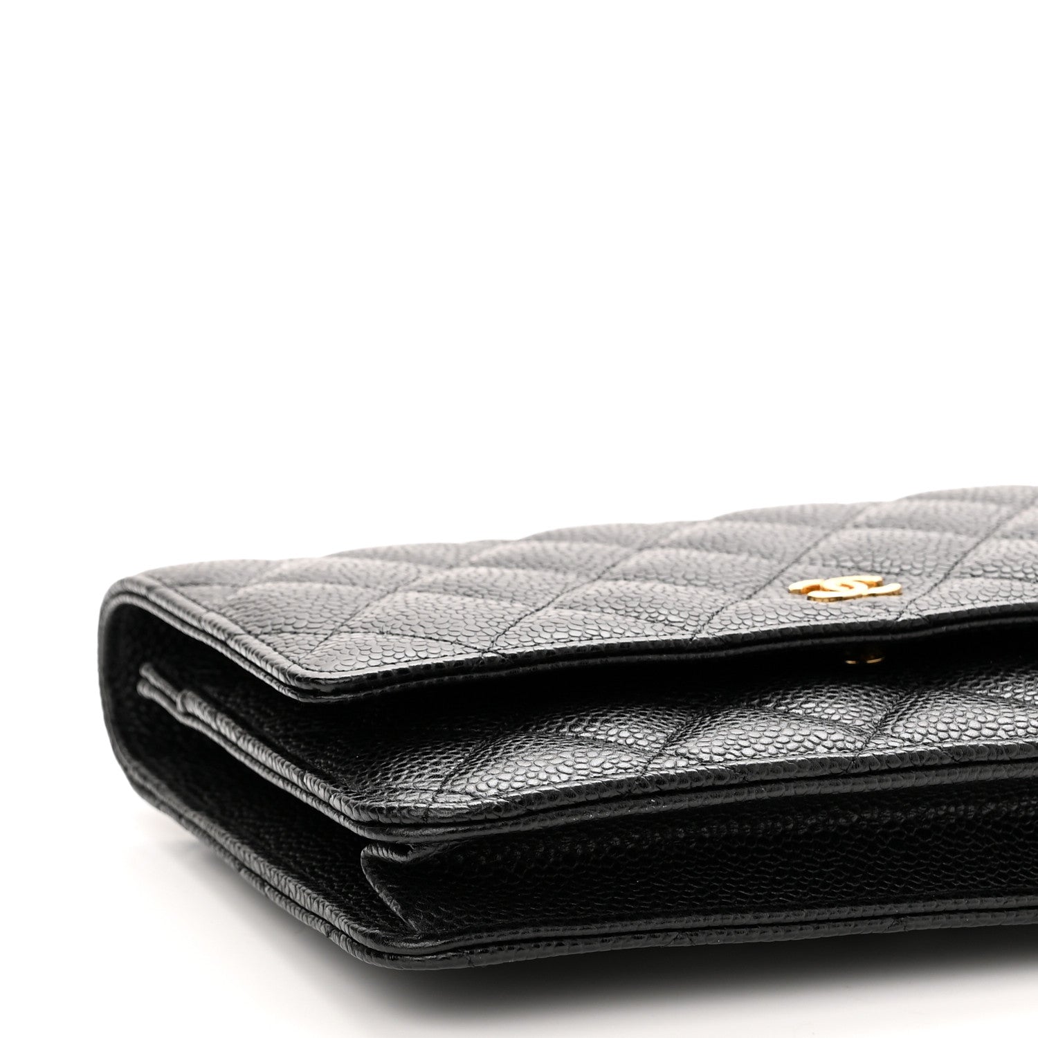 Chanel Caviar Quilted Wallet On Chain WOC Black 10 of 12