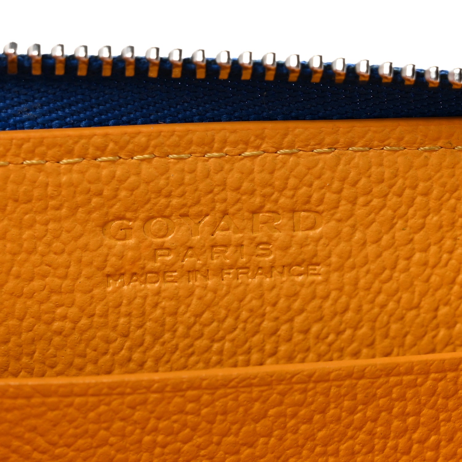 Goyard Goyardine Matignon PM Wallet Blue 6 of 9