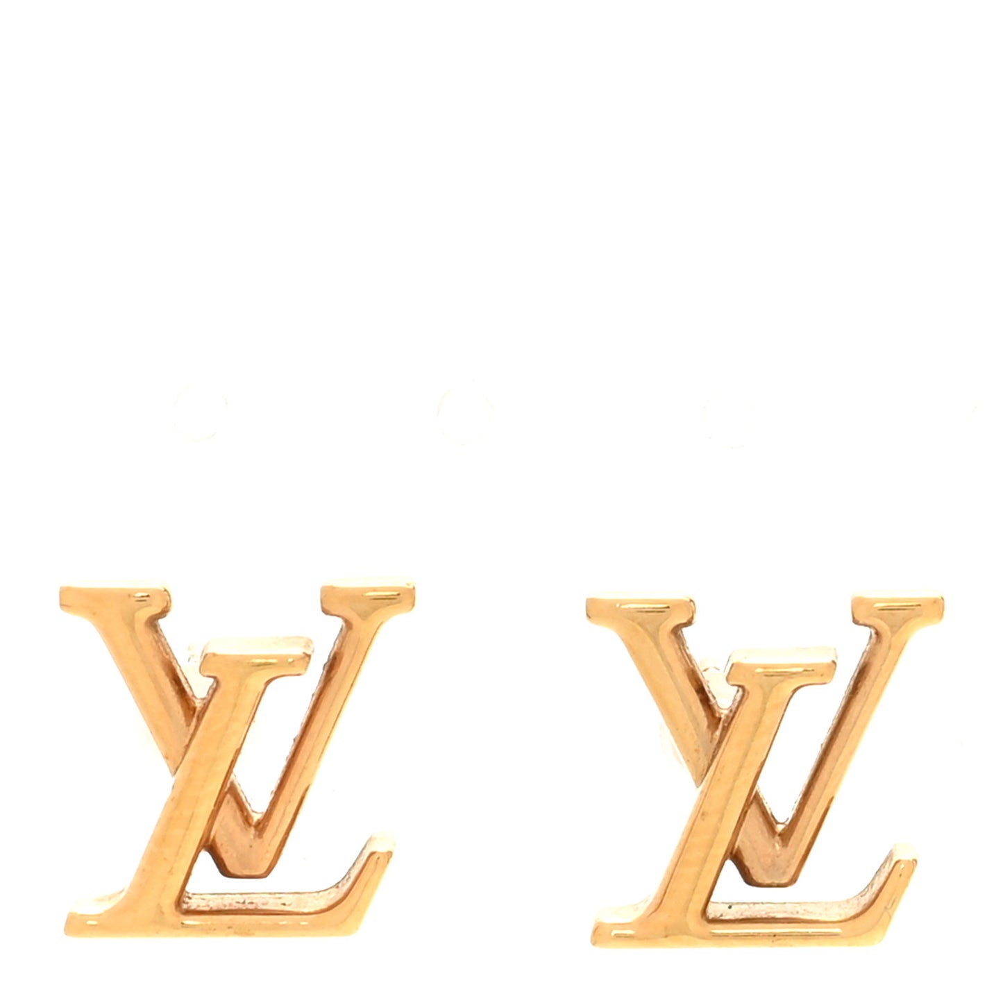 Metal LV Iconic Earrings Gold