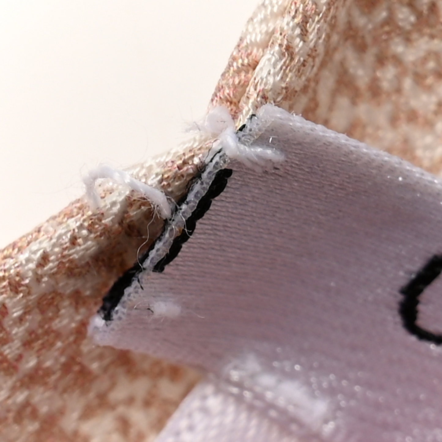 Silk Oblique Mitzah Scarf Beige