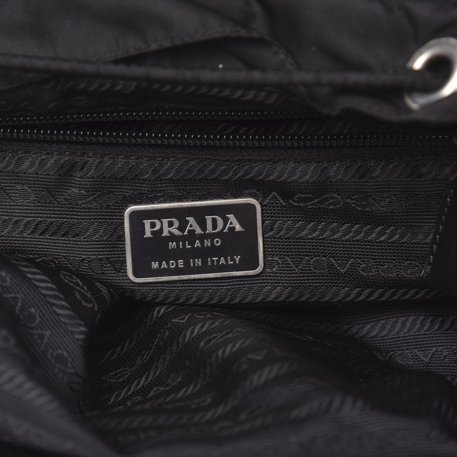 Prada Tessuto Nylon Vela Large Backpack Black 5 of 10