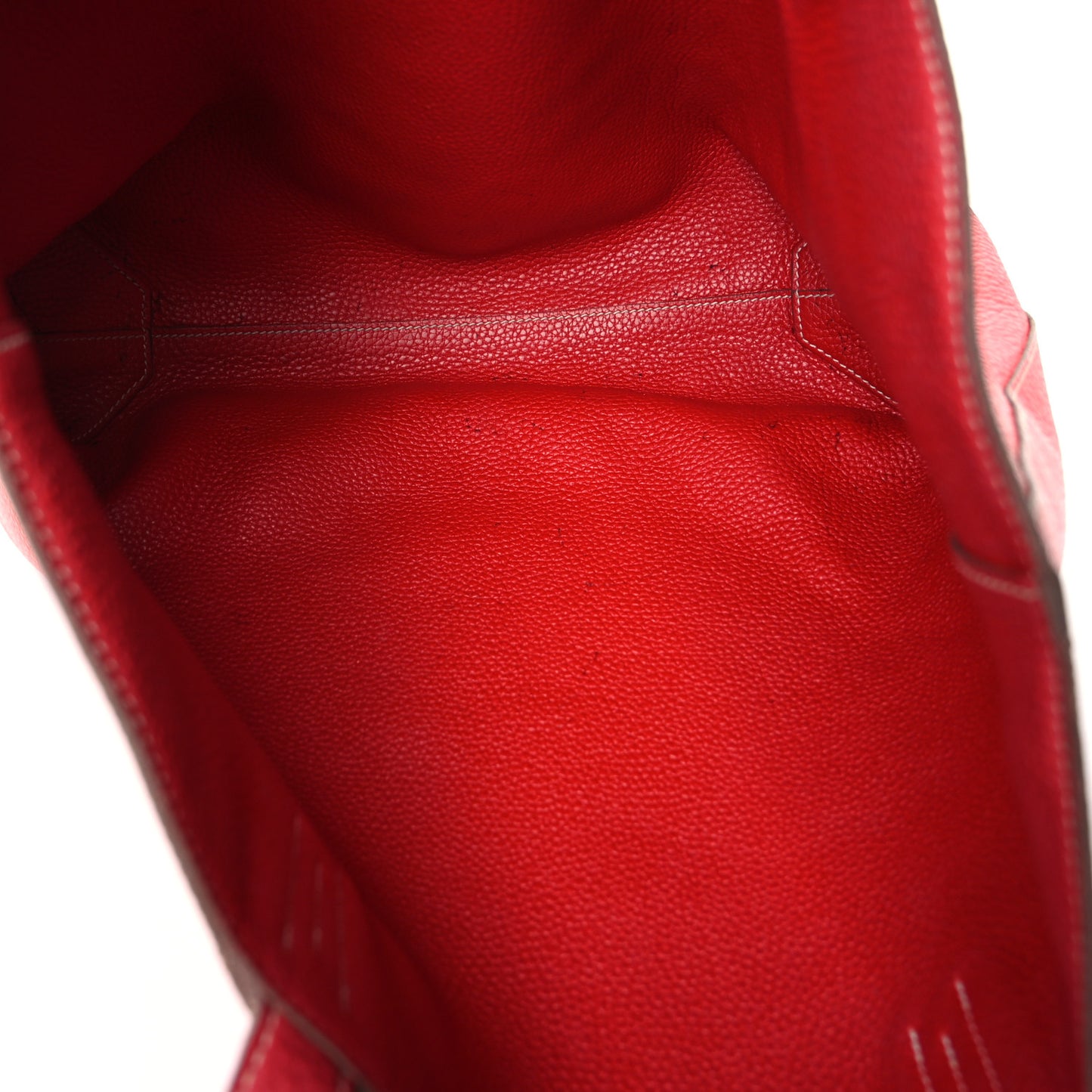 Taurillon Clemence Double Sens Reversible Tote 36 Rubis Bougainvillea