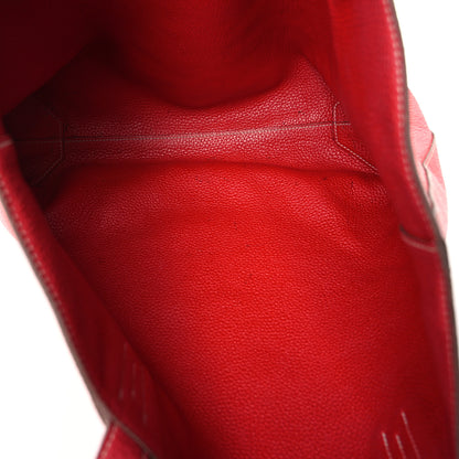 Hermes Taurillon Clemence Double Sens Reversible Tote 36 Rubis Bougainvillea 8 of 18