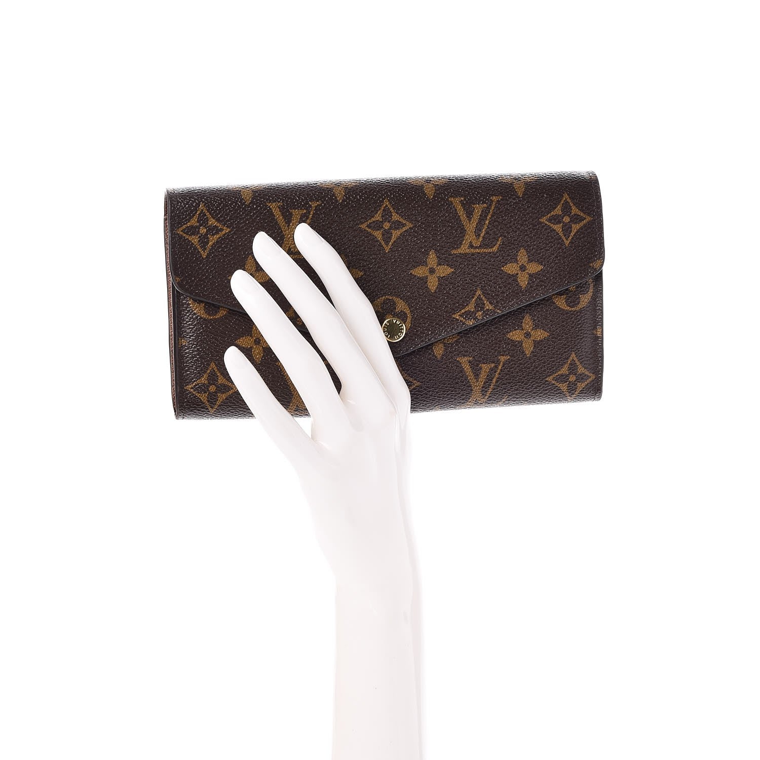 Louis Vuitton Monogram Sarah Wallet NM 2 of 8