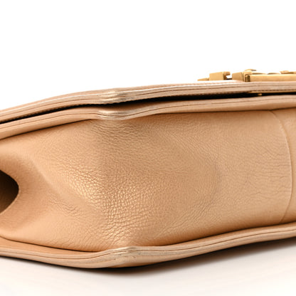 Chanel Pearl Calfskin Medium Boy Flap Gold 9 of 12