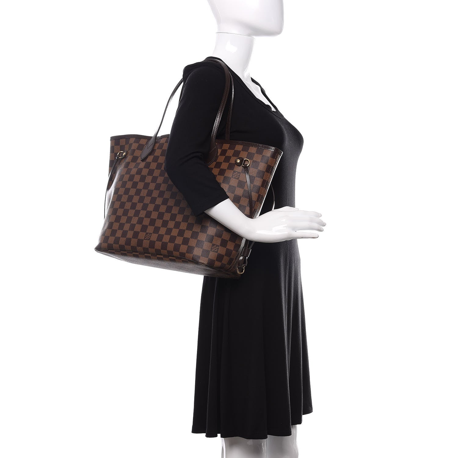 Louis Vuitton Damier Ebene Neo Neverfull MM 2 of 12
