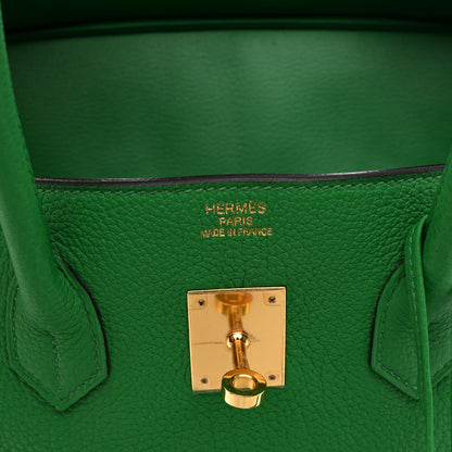Hermes Togo Birkin 35 Bambou 6 of 12