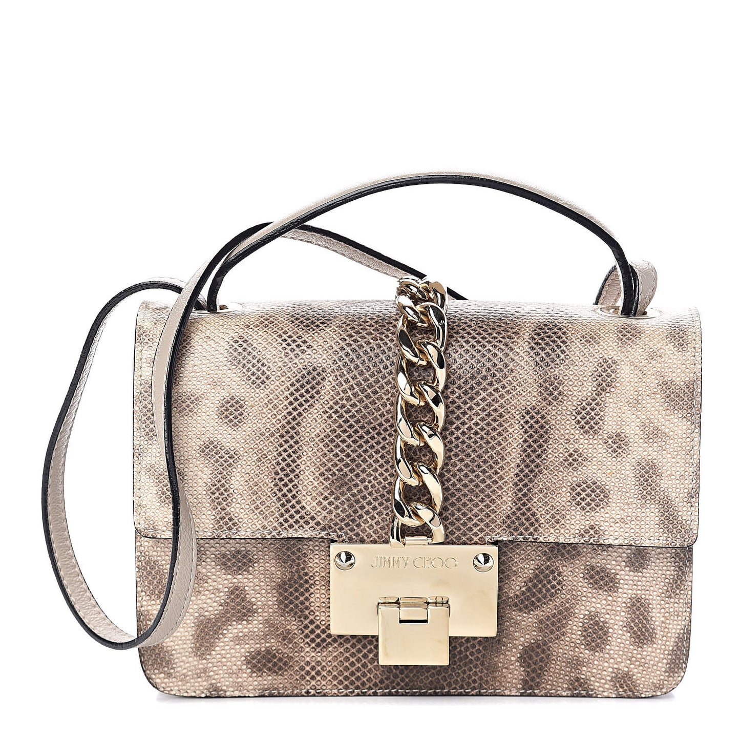 Lizard Calfskin Embossed Rebel Crossbody Bag