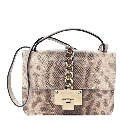Jimmy Choo Lizard Calfskin Embossed Rebel Crossbody Bag 1 of 7