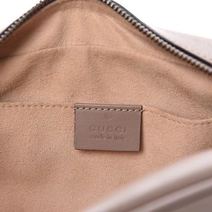 Gucci Calfskin Matelasse Small GG Marmont Chain Shoulder Bag Porcelain Rose 8 of 11