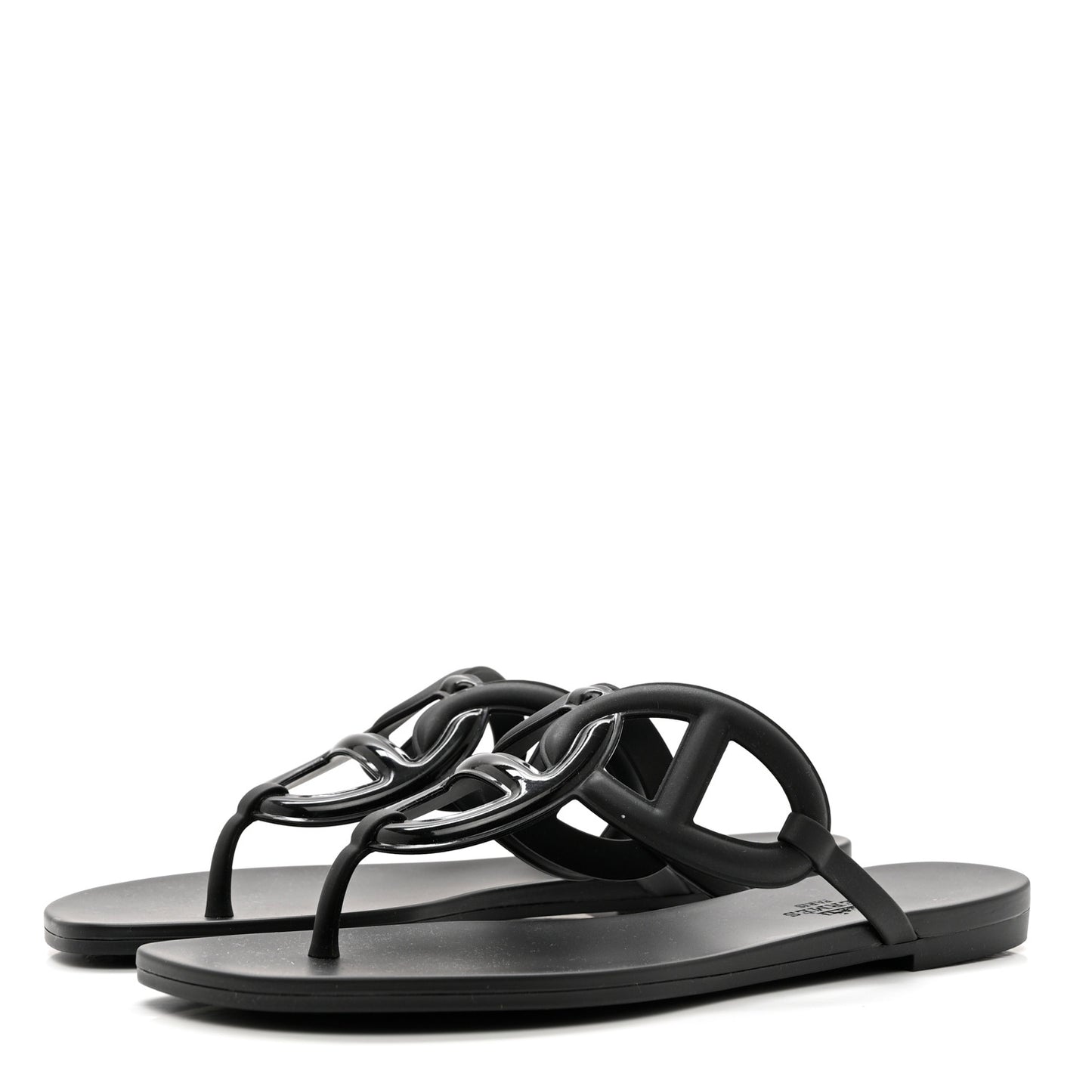Rubber Womens Egerie Sandals 38 Black