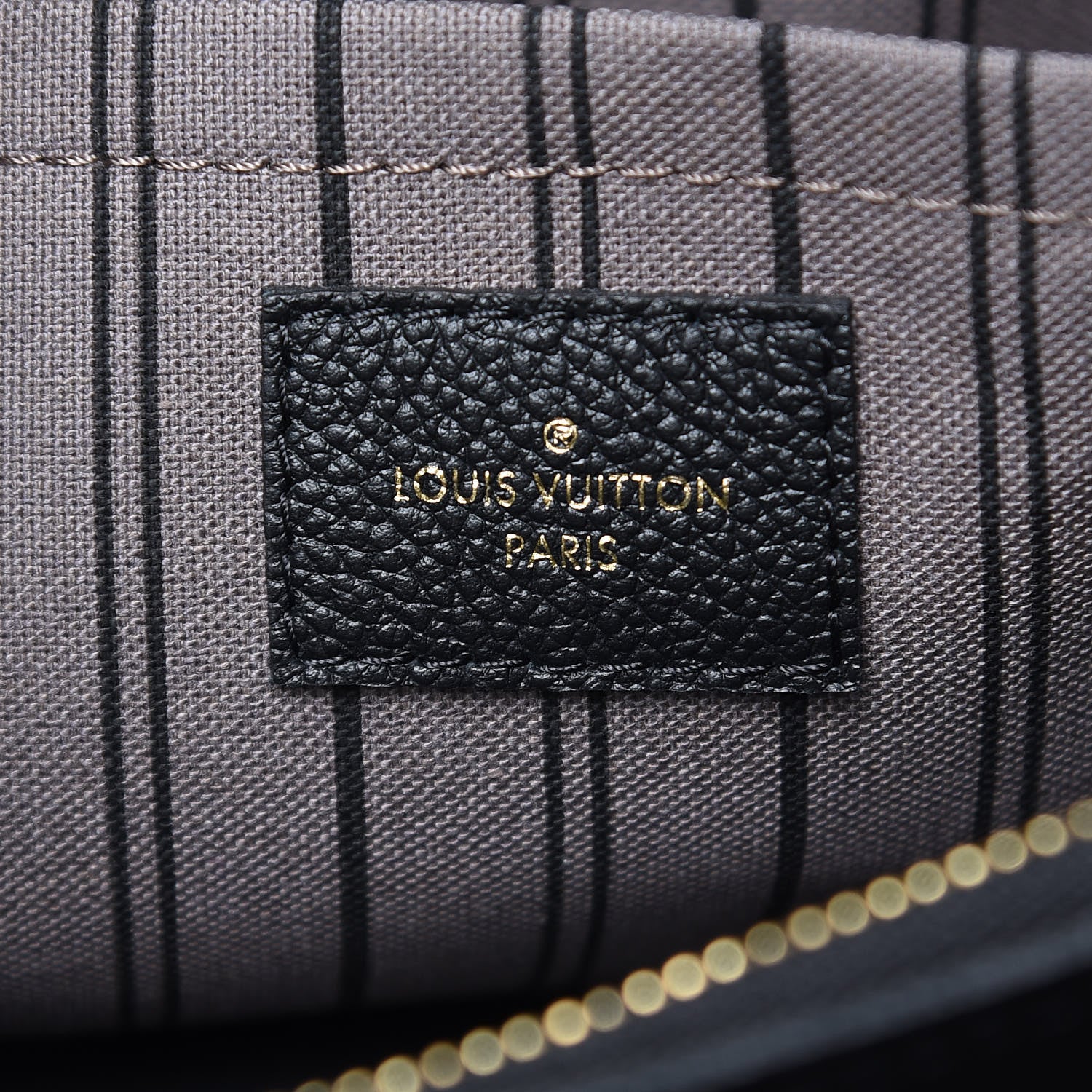 Louis Vuitton Empreinte Montaigne MM Black 6 of 9