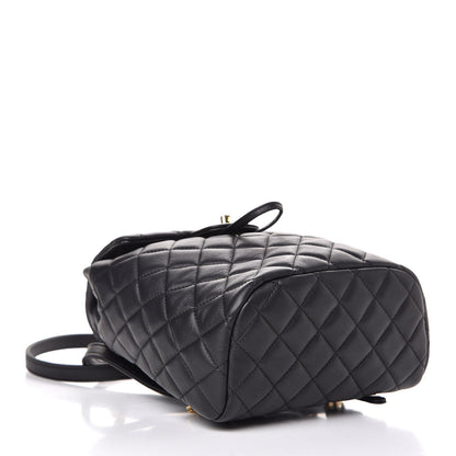 Chanel Calfskin Quilted Mini Urban Spirit Backpack Black 4 of 8