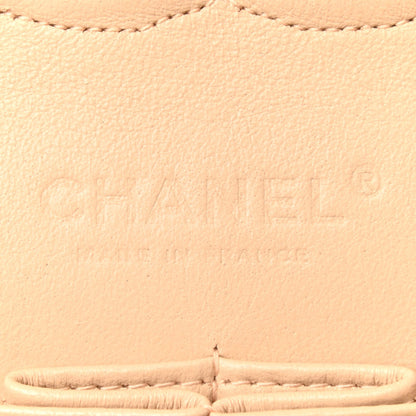 Chanel Tweed Quilted Medium Double Flap Beige Pink 6 of 11
