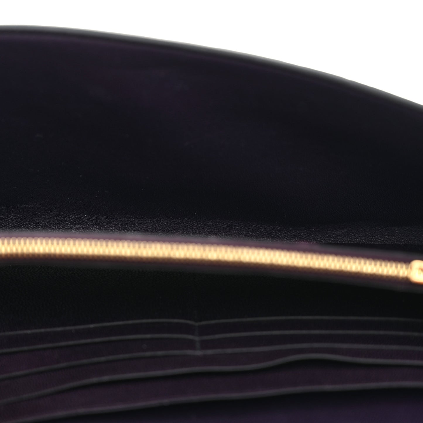 Shiny Alligator Constance Long Wallet To Go Amethyst