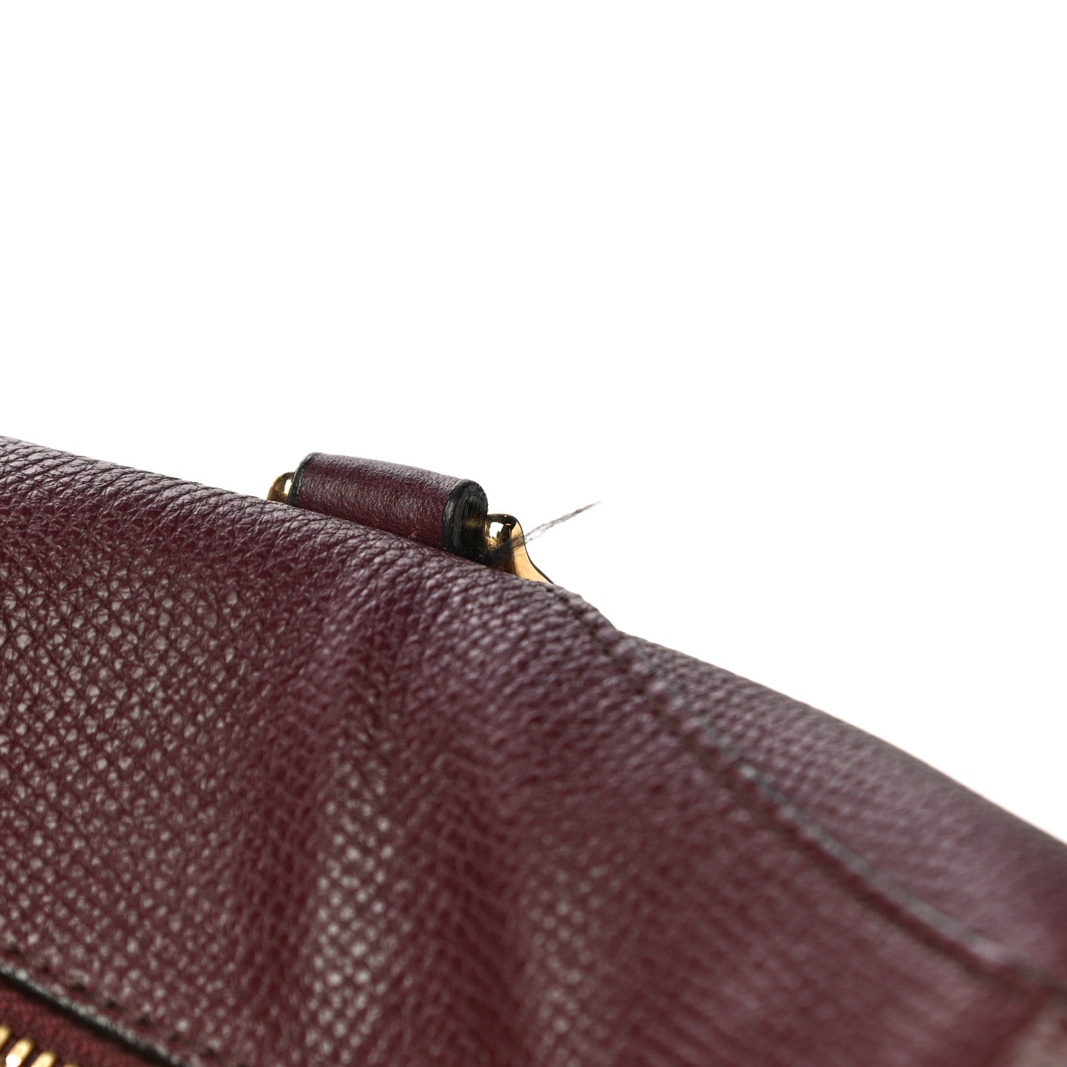 Burberry Derby Calfskin Medium Alchester Bowling Bag Mahogany Red 17 of 18