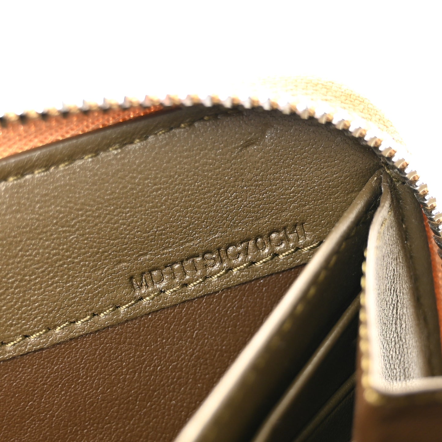 Supernova Check Zip Around Wallet Brown