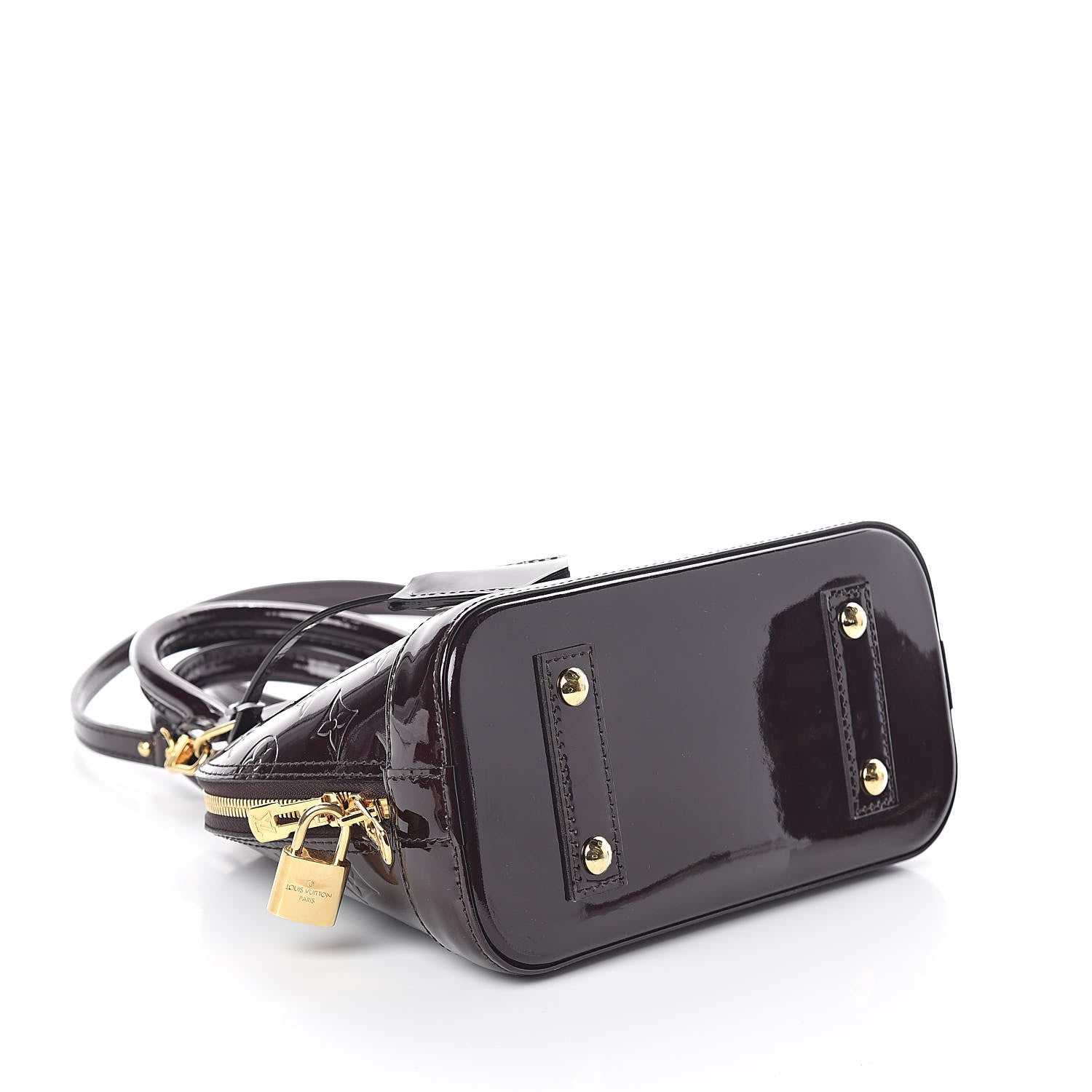 Louis Vuitton Vernis Alma BB Amarante 4 of 9