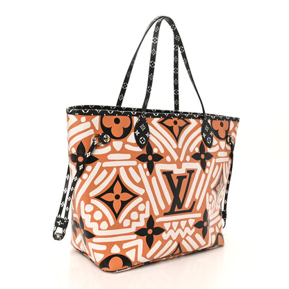 Louis Vuitton Monogram Giant Crafty Neverfull MM Creme Caramel 3 of 9