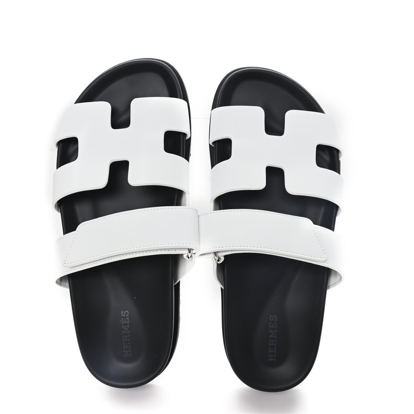 Calfskin Womens Chypre Sandals 38.5 White