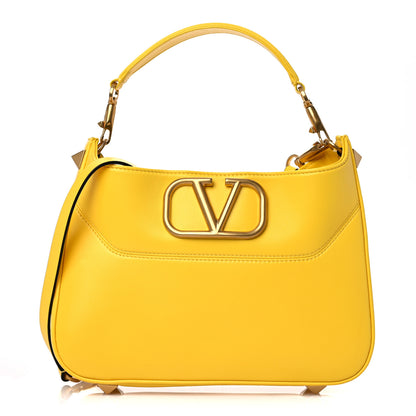 Valentino Garavani Nappa Stud Sign Hobo Bright Lemon 1 of 14