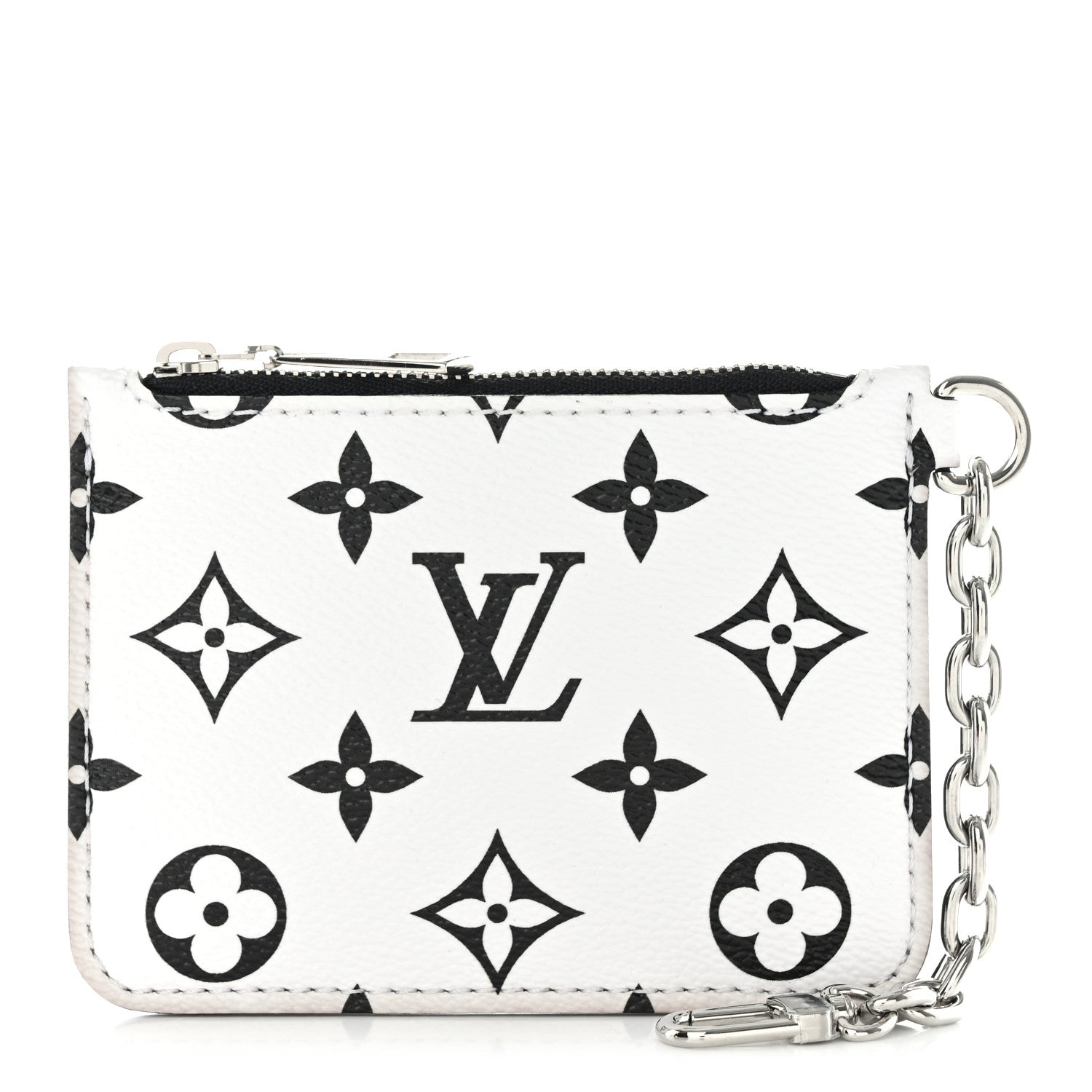 Louis Vuitton Monogram Marelle Pochette Black White 1 of 8