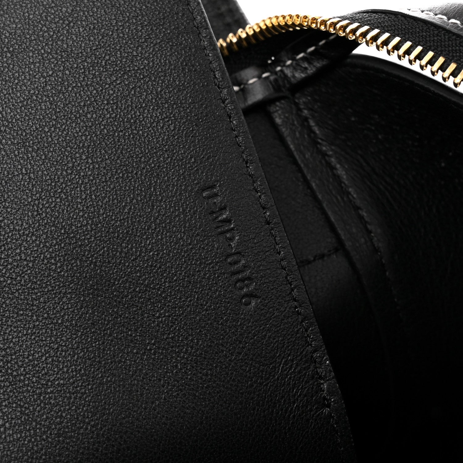 Celine Smooth Calfskin Double Stitching Mini Belt Bag Black 7 of 12