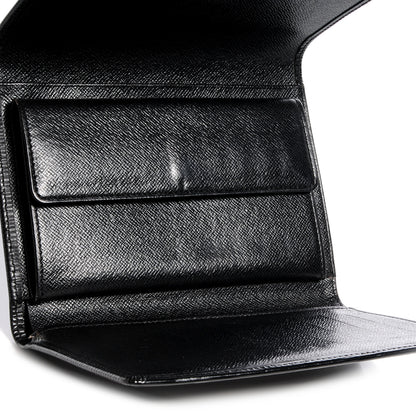 Louis Vuitton Epi Porte Tresor Etui Papiers Wallet Black 5 of 7