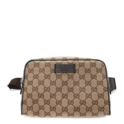 Gucci Monogram Belt Bag Dark Brown 1 of 11