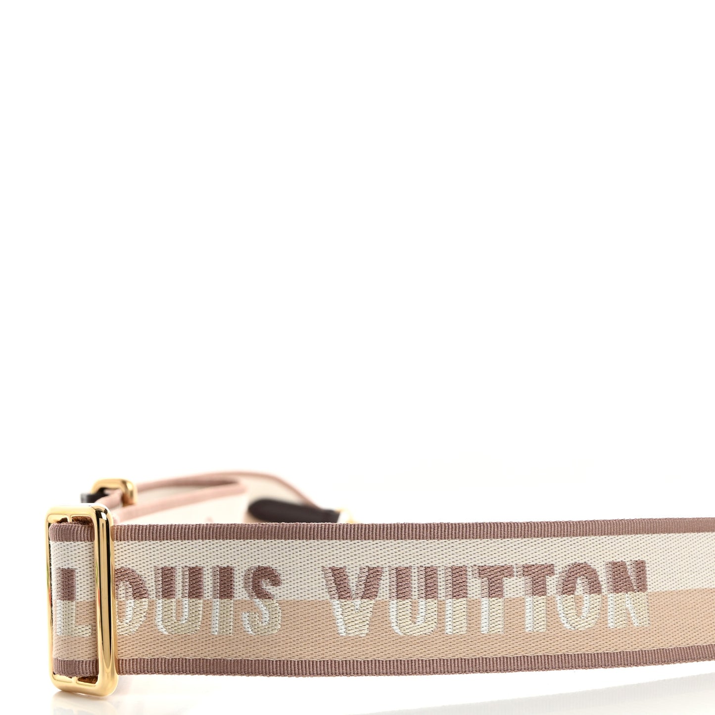 Jacquard Speedy Bandouliere 20 Shoulder Strap Beige Brown
