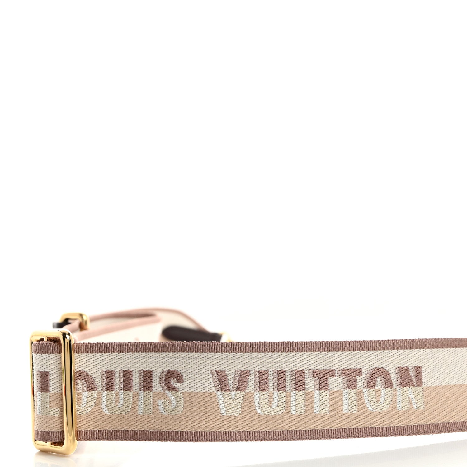 Louis Vuitton Jacquard Speedy Bandouliere 20 Shoulder Strap Beige Brown 3 of 4
