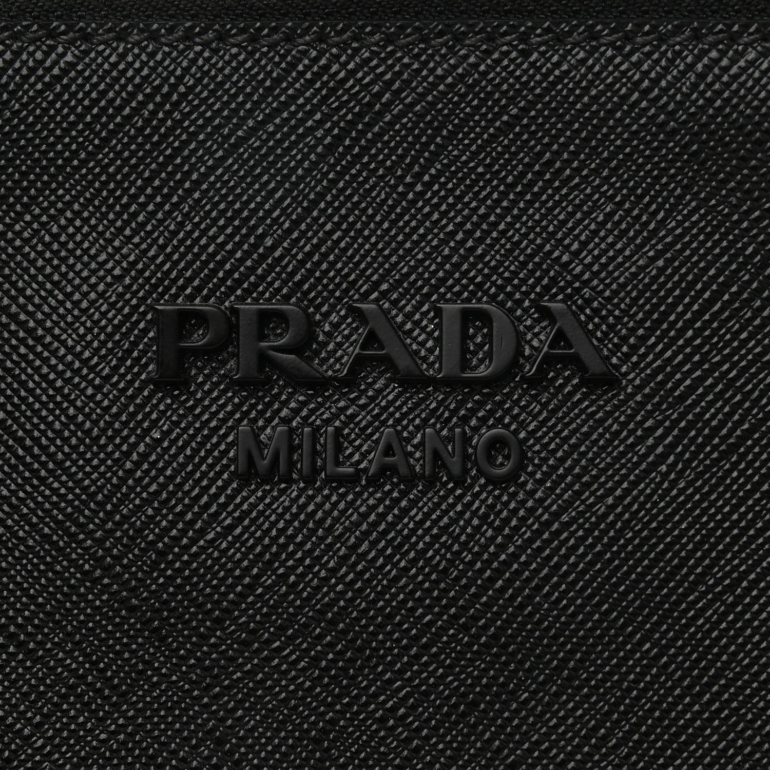 Prada Saffiano Cosmetic Case Black 7 of 9