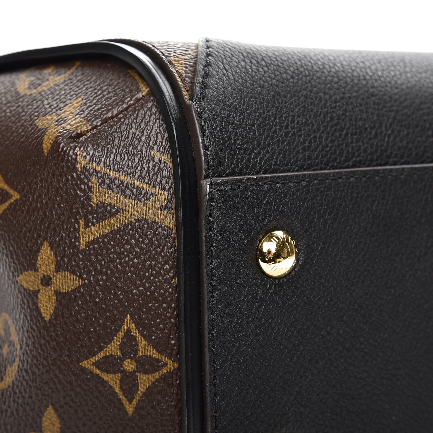 Calfskin Monogram Kimono Tote Black