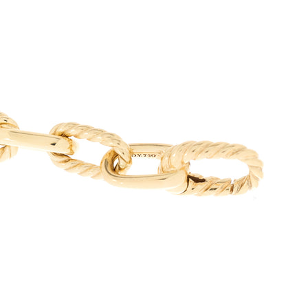 David Yurman 18K Yellow Gold 6mm Madison Classic Chain Bracelet 3 of 3