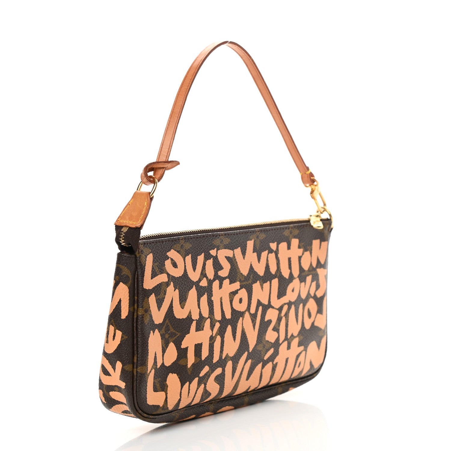 Louis Vuitton Monogram Graffiti Pochette Accessories Peach 3 of 14