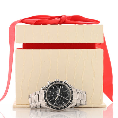Omega Stainless Steel 40mm Speedmaster Date Chronograph Automatic Watch Black 3210.50.00 5 of 5