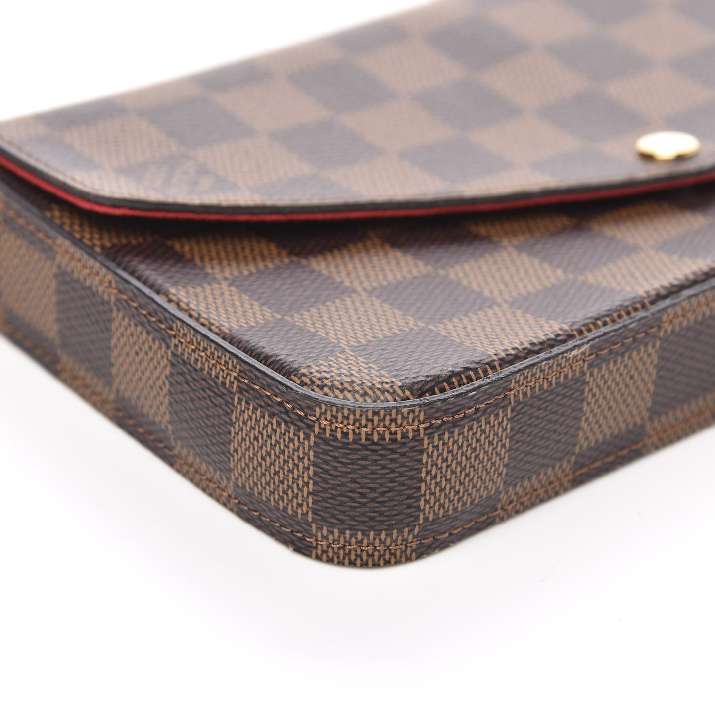 Damier Ebene Pochette Felicie Chain Wallet