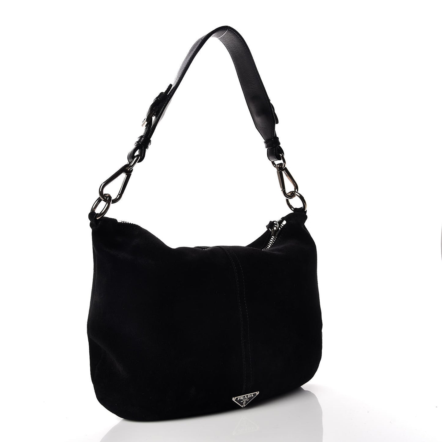 Scamosciato Suede Hobo Black