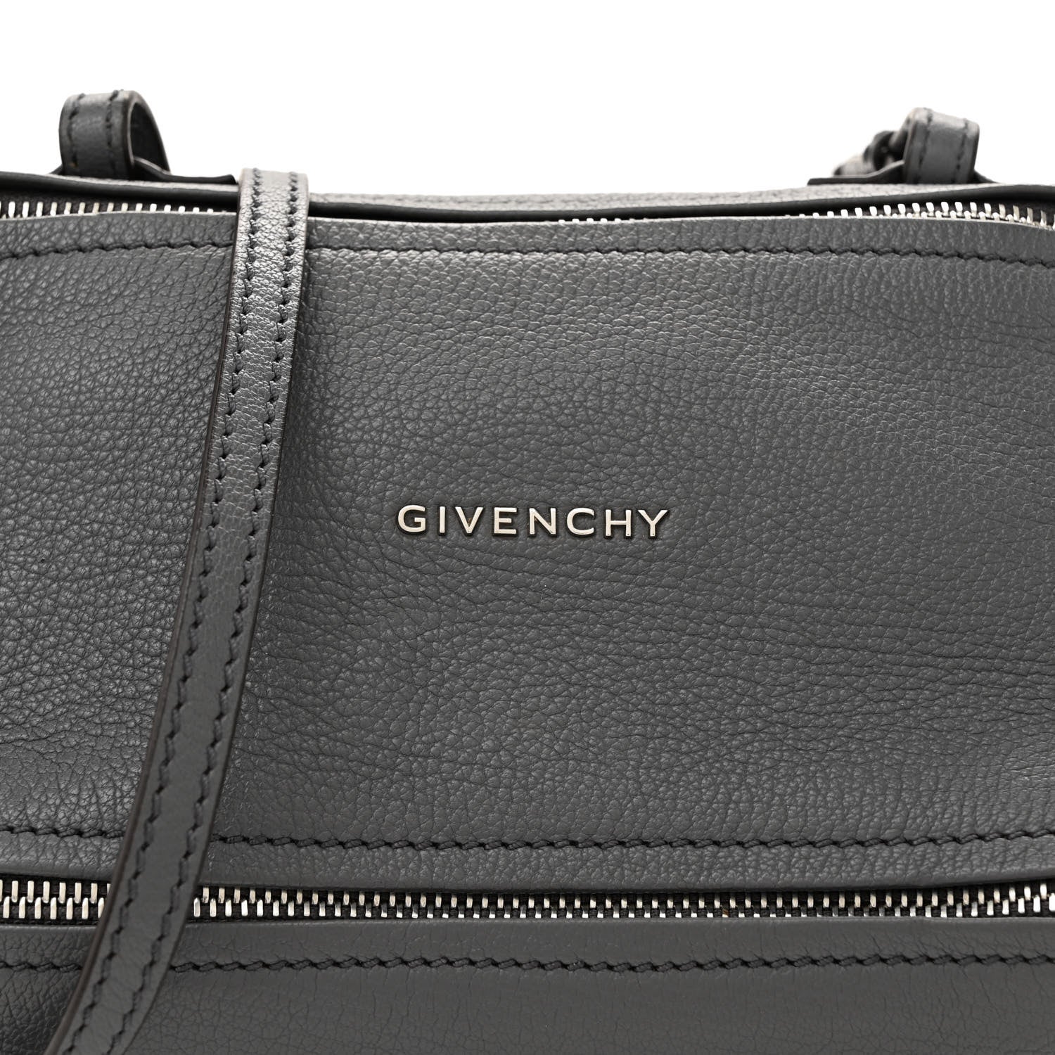 Givenchy Sugar Goatskin Small Pandora Box Crossbody Bag Storm Grey 8 of 11