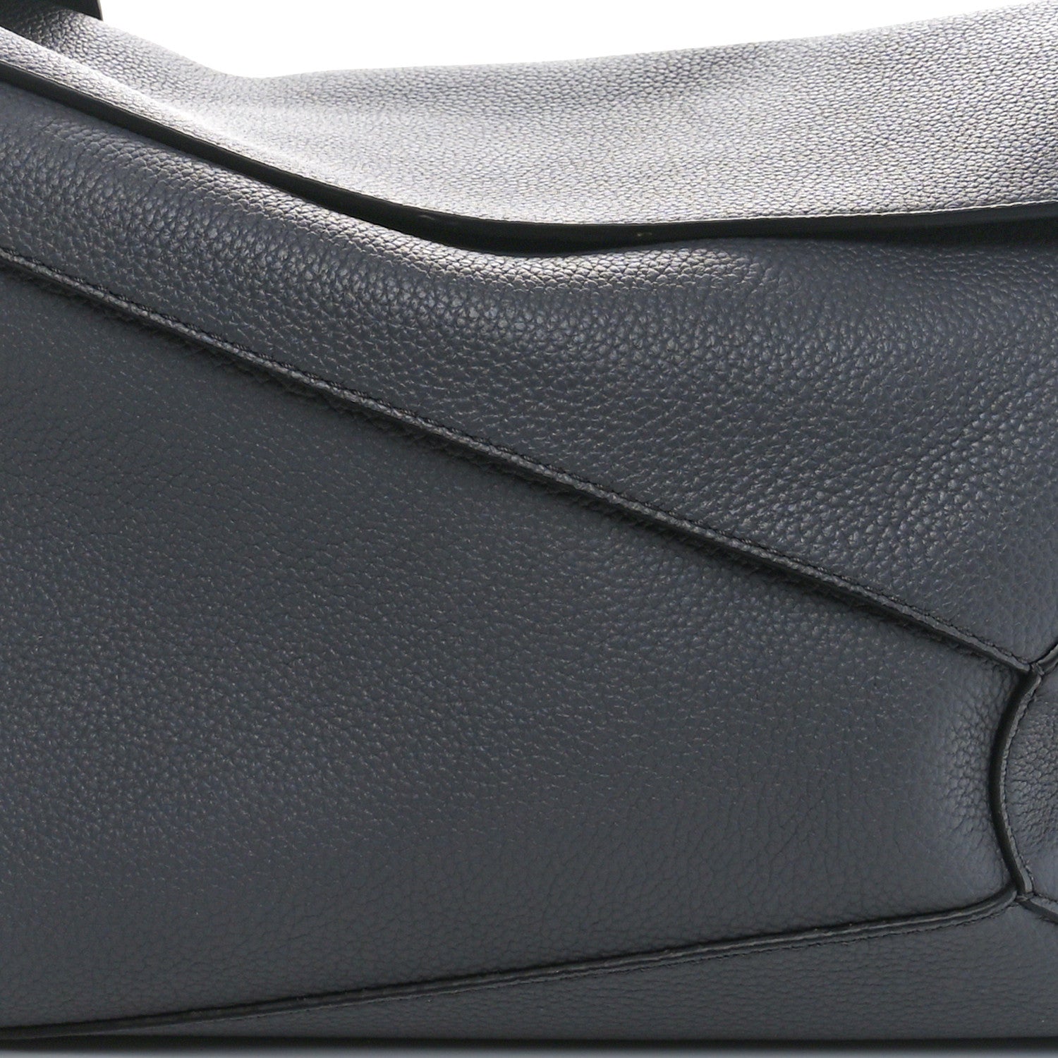 Loewe Calfskin Large Puzzle Edge Bag Dark Grey 7 of 9