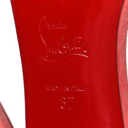 Christian Louboutin Veau Velours So Me 100 Sandals 37 Charlotte 6 of 11