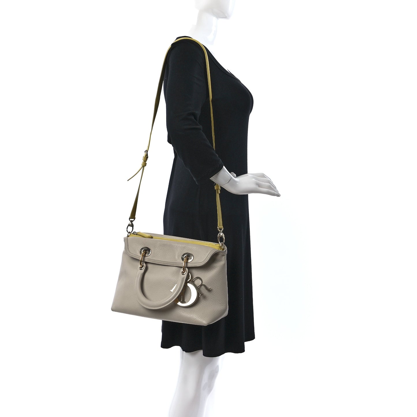Calfskin Granville Tote Beige Yellow