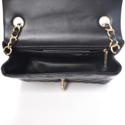 Chanel Lambskin Quilted Mini Rectangular Flap Black 5 of 16