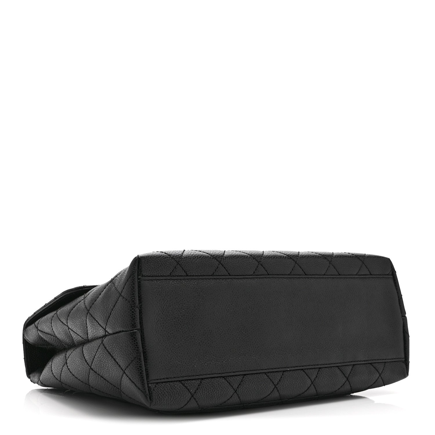 Chanel Caviar Quilted Jumbo Kelly Flap Black 4 of 11