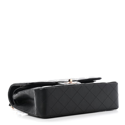 Chanel Lambskin Quilted Small Double Flap Black 3 of 8