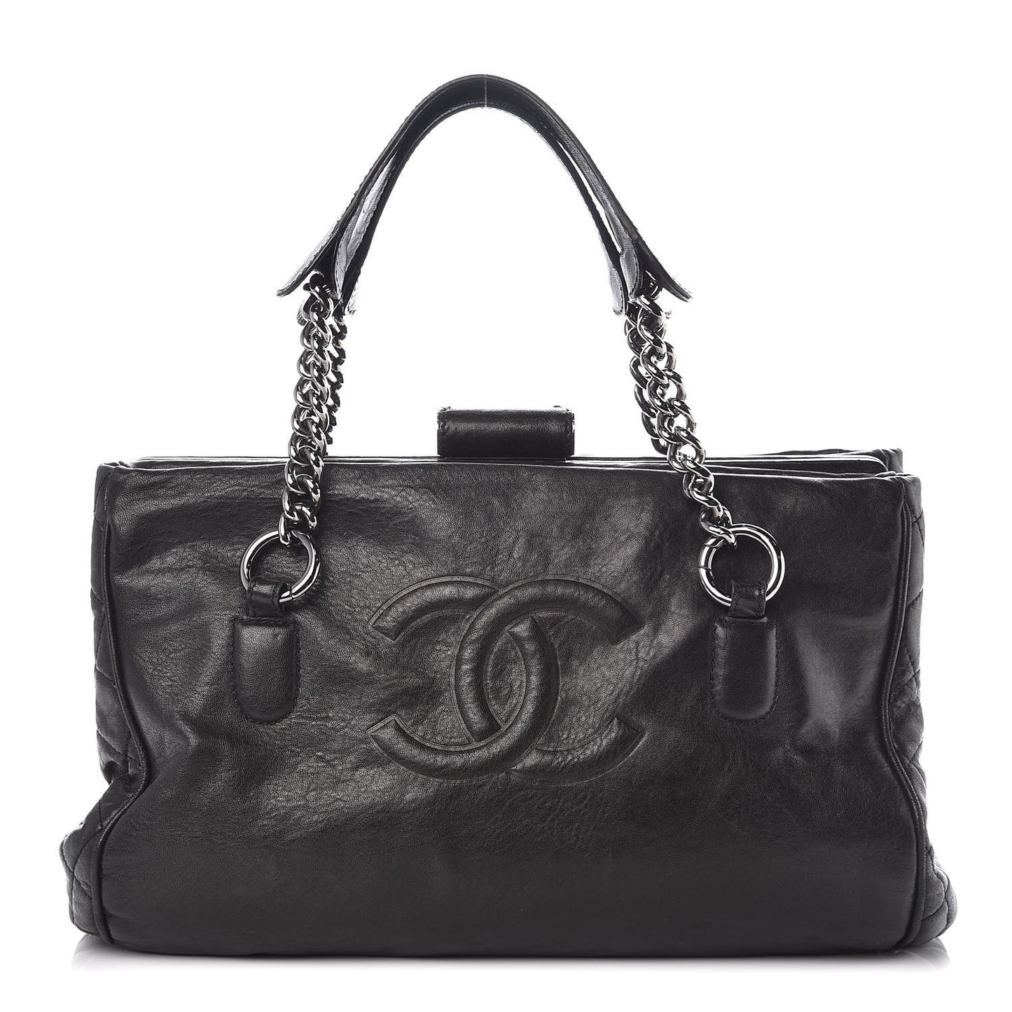 Calfskin Large Perfect Day Tote Black