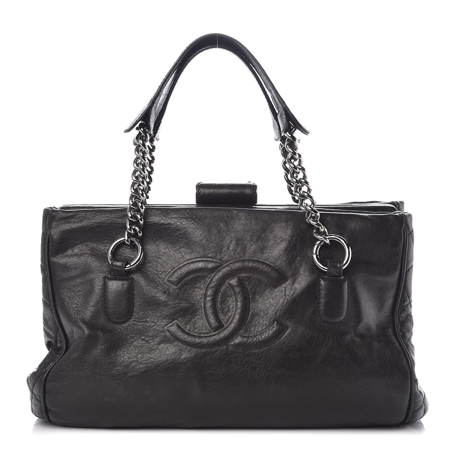 Chanel Calfskin Large Perfect Day Tote Black 1 of 11