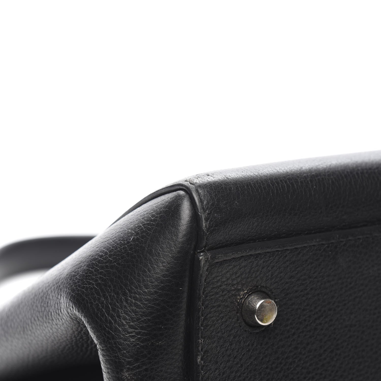 Celine Supple Calfskin Medium Edge Shoulder Bag Black 9 of 13