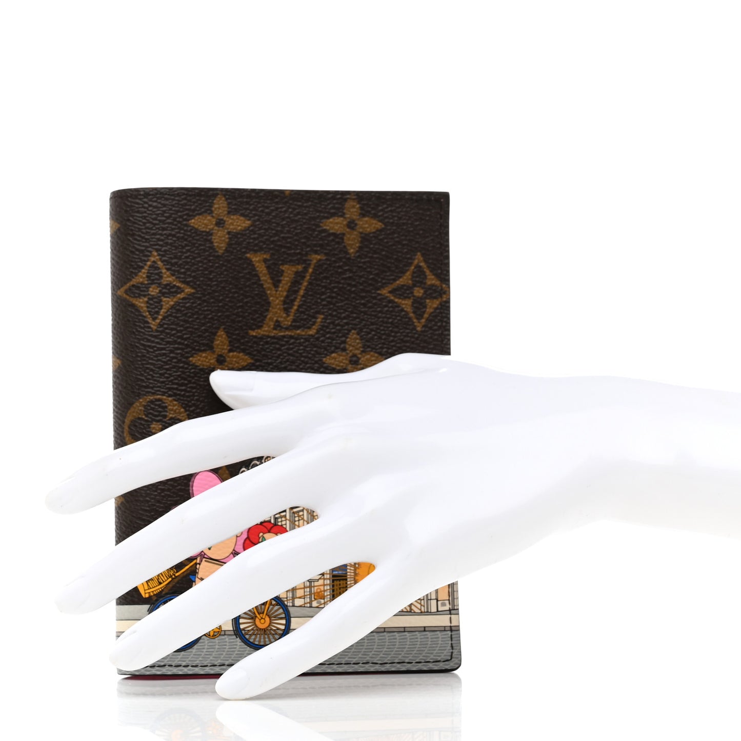 Monogram 2022 Christmas Animation Paris Passport Cover Pink